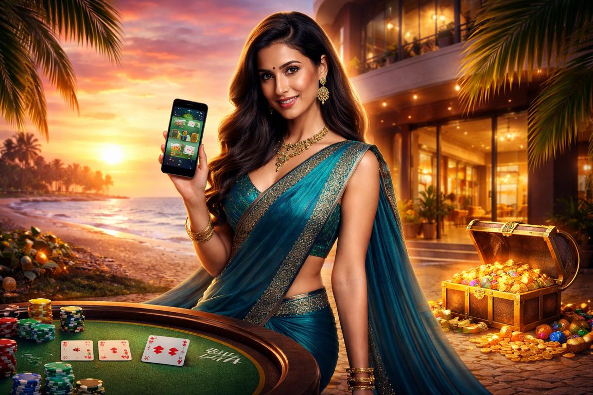 Playing Andar Bahar game on mobile in Chennai
